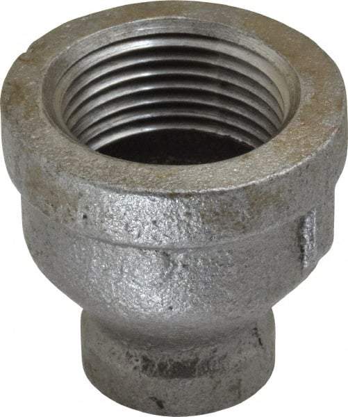 B&K Mueller - Size 3/4 x 1/4", Class 150, Malleable Iron Black Pipe Reducing Coupling - 150 psi, Threaded End Connection - Apex Tool & Supply
