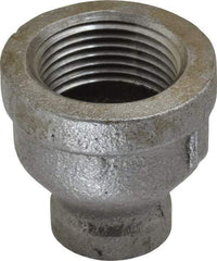 B&K Mueller - Size 3/4 x 1/4", Class 150, Malleable Iron Black Pipe Reducing Coupling - 150 psi, Threaded End Connection - Apex Tool & Supply