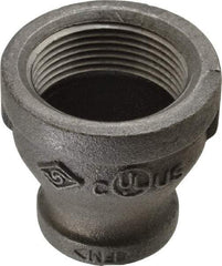 B&K Mueller - Size 1-1/4 x 3/4", Class 150, Malleable Iron Black Pipe Reducing Coupling - 150 psi, Threaded End Connection - Apex Tool & Supply