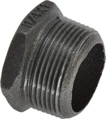 B&K Mueller - Size 1-1/4 x 1", Class 150, Malleable Iron Black Pipe Hex Bushing - 150 psi, Threaded End Connection - Apex Tool & Supply