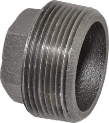 B&K Mueller - Size 1-1/2 x 1/2", Class 150, Malleable Iron Black Pipe Hex Bushing - 150 psi, Threaded End Connection - Apex Tool & Supply