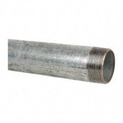 B&K Mueller - Schedule 40, 2 x 18" Galvanized Pipe Nipple - Threaded Steel - Apex Tool & Supply