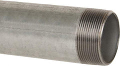 B&K Mueller - Schedule 40, 2 x 24" Galvanized Pipe Nipple - Threaded Steel - Apex Tool & Supply