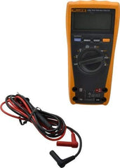 Fluke - 175 ESFP, CAT IV, CAT III, 1,000 VAC/VDC, Digital True RMS Auto Ranging Manual Ranging Multimeter - 50 mOhm, Measures Voltage, Capacitance, Current, Frequency, Resistance - Apex Tool & Supply