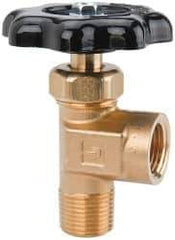 Parker - FNPTF x MNPTF End Connection Brass Truck Valve - 2.72" OAL, 3/8" Pipe - Apex Tool & Supply