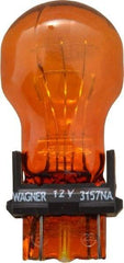 Value Collection - 12 Volt, Park & Signal Automotive Miniature Lamp - 26.88/8.26 Watt, Amber - Apex Tool & Supply