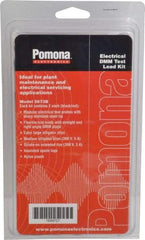 Pomona - Electrical Test Equipment Leads Set - Use with AmProbes Multimeters, Fluke Multimeters, H.P. Multimeters, Tektronix Multimeters, Wavetek Digital Multimeters - Apex Tool & Supply