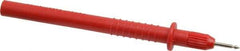 Pomona - Red Electrical Test Equipment Probe - Use with Digital Multimeters - Apex Tool & Supply