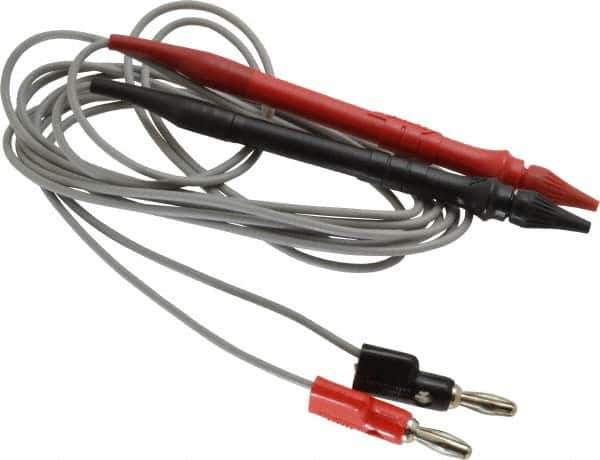 Pomona - Black/Red Electrical Test Equipment Probe Set - Use with Digital Multimeters - Apex Tool & Supply