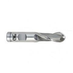 3/4" Dia. - 3-7/8" OAL - VC10-Ball End HP End Mill-2 FL - Apex Tool & Supply