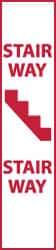 NMC - Stairway - Stairway, Plastic Fire Sign - 4" Wide x 18" High, Glow-in-the-Dark - Apex Tool & Supply