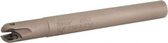 Iscar - 1/2" Cut Diam, 0.4" Max Depth of Cut, 1/2" Shank Diam, 4.72" OAL, Indexable Ball Nose End Mill - 1.18" Head Length, Straight Shank, BCM Toolholder, BCR... Insert - Apex Tool & Supply