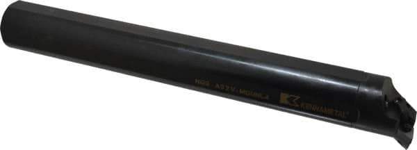 Kennametal - 63.5mm Min Bore Diam, 16" OAL, 2" Shank Diam, A-MDUN Indexable Boring Bar - DN.. Insert, Screw or Clamp Holding Method - Apex Tool & Supply