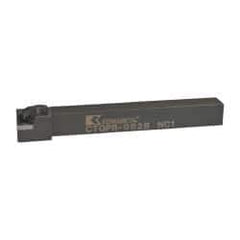 Kennametal - CTGP, Right Hand Cut, 0° Lead Angle, 1/2" Shank Height x 1/2" Shank Width, Positive Rake Indexable Turning Toolholder - 4-1/2" OAL, TP.. Insert Compatibility, Series Kendex - Apex Tool & Supply