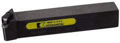 Kennametal - CRGN, Left Hand Cut, 8° Lead Angle, 1" Shank Height x 1" Shank Width, Negative Rake Indexable Turning Toolholder - 6" OAL, RN..32. Insert Compatibility, Series Kendex - Apex Tool & Supply
