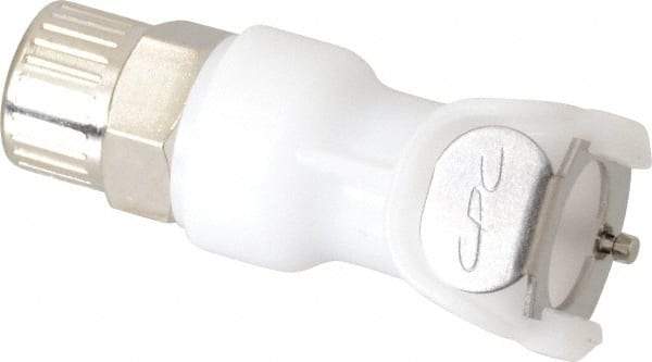 CPC Colder Products - 3/8" OD, Acetal Push-to-Connect Male Connector - 120 Max psi, White - Apex Tool & Supply