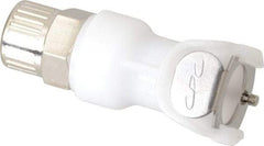 CPC Colder Products - 3/8" OD, Acetal Push-to-Connect Male Connector - 120 Max psi, White - Apex Tool & Supply