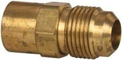 Parker - 5/8" Tube OD, 45° Brass Flared Tube Flare To Solder - 7/8-14 UNF - Apex Tool & Supply