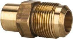 Parker - 3/4" Tube OD, 45° Brass Flared Tube Flare To Solder - 1-1/16-14 UNF - Apex Tool & Supply