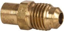 Parker - 3/8" Tube OD, 45° Brass Flared Tube Flare To Solder - 5/8-18 UNF - Apex Tool & Supply