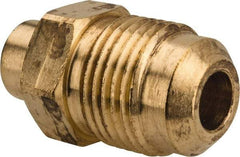 Parker - 1/2" Tube OD, 45° Brass Flared Tube Flare To Solder - 3/4-16 UNF - Apex Tool & Supply