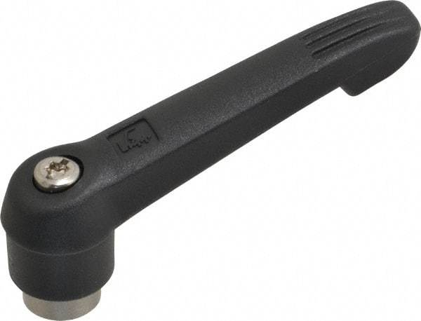 KIPP - 5/16-18, 0.71" Hub Diam, Glass Fiber (Stainless Steel Components) Tapped Adjustable Clamping Lever - 2.95" OAL, 1.63" High, 0.47" Hole Depth - Apex Tool & Supply