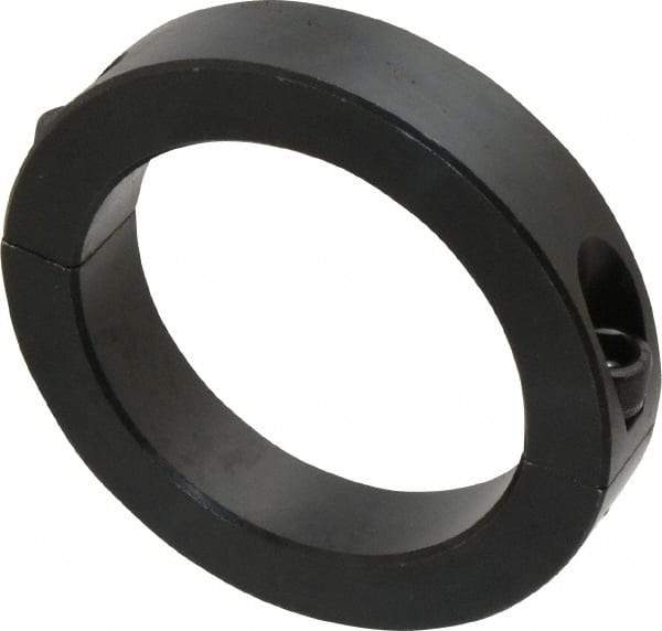 Climax Metal Products - 3-1/4" Bore, Steel, Two Piece Clamp Collar - 4-1/2" Outside Diam, 7/8" Wide - Apex Tool & Supply