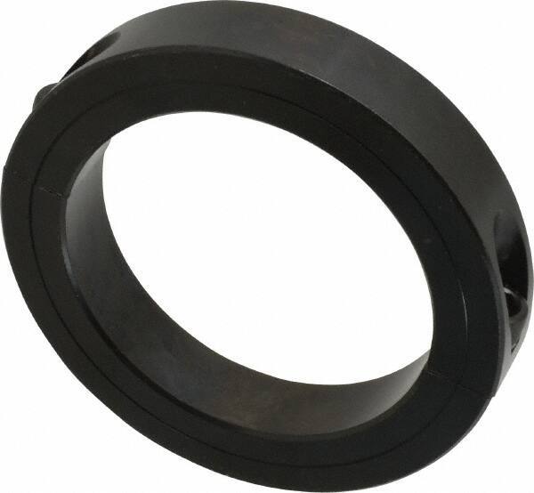 Climax Metal Products - 3-7/16" Bore, Steel, Two Piece Clamp Collar - 4-3/4" Outside Diam, 7/8" Wide - Apex Tool & Supply