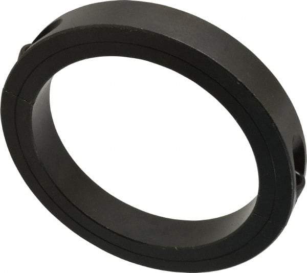 Climax Metal Products - 4-7/16" Bore, Steel, Two Piece Clamp Collar - 5-3/4" Outside Diam, 7/8" Wide - Apex Tool & Supply