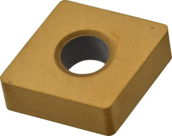 Kennametal - CNMA432 Grade KC730 Carbide Turning Insert - TiN Finish, 80° Diamond, 1/2" Inscr Circle, 3/16" Thick, 1/32" Corner Radius - Apex Tool & Supply