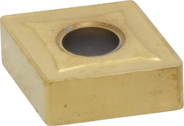 Kennametal - CNMG432 Grade KC730 Carbide Turning Insert - TiN Finish, 80° Diamond, 1/2" Inscr Circle, 3/16" Thick, 1/32" Corner Radius - Apex Tool & Supply