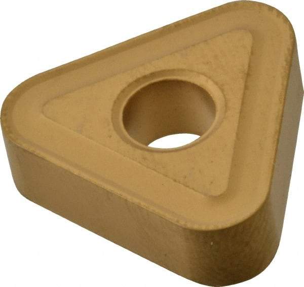 Kennametal - TNMG438 Grade KC850 Carbide Turning Insert - TiC/TiCN/TiN Finish, 60° Triangle, 1/2" Inscr Circle, 3/16" Thick, 1/8" Corner Radius - Apex Tool & Supply