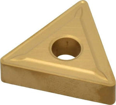Kennametal - TNMG543 Grade KC850 Carbide Turning Insert - TiC/TiCN/TiN Finish, 60° Triangle, 5/8" Inscr Circle, 1/4" Thick, 3/64" Corner Radius - Apex Tool & Supply