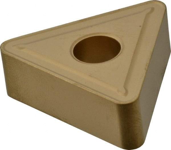 Kennametal - TNMG666 Grade KC850 Carbide Turning Insert - TiC/TiCN/TiN Finish, 60° Triangle, 3/4" Inscr Circle, 3/8" Thick, 3/32" Corner Radius - Apex Tool & Supply