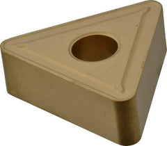 Kennametal - TNMG666 Grade KC850 Carbide Turning Insert - TiC/TiCN/TiN Finish, 60° Triangle, 3/4" Inscr Circle, 3/8" Thick, 3/32" Corner Radius - Apex Tool & Supply