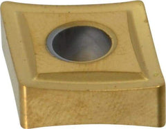 Kennametal - CNMP432 Grade KC730 Carbide Turning Insert - TiN Finish, 80° Diamond, 1/2" Inscr Circle, 3/16" Thick, 1/32" Corner Radius - Apex Tool & Supply