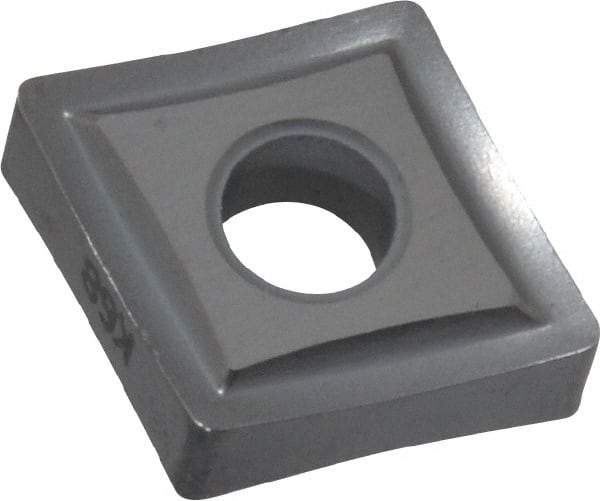 Kennametal - CNMP432 Grade K68 Carbide Turning Insert - Uncoated, 80° Diamond, 1/2" Inscr Circle, 3/16" Thick, 1/32" Corner Radius - Apex Tool & Supply