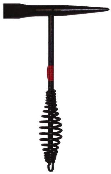 Made in USA - 1 Lb Head Welder's Hammer - 10-1/2" Long - Apex Tool & Supply