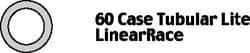 Thomson Industries - 1" Diam, 3' Long, Steel Tubular Round Linear Shafting - 58-63C Hardness, 0.031 Tolerance - Apex Tool & Supply