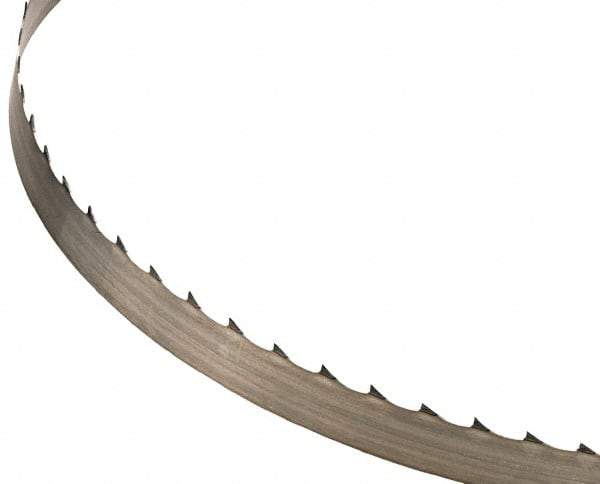 Starrett - 3/8" x 100' x 0.032" Carbon Steel Band Saw Blade Coil Stock - 3 TPI, Toothed Edge, Hook Form, Modified Raker Set, Flexible Back, Positive Angle, Constant Pitch, Contour Cutting - Apex Tool & Supply