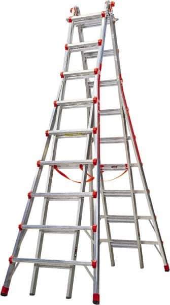 Little Giant Ladder - 17' High, Type IA Rating, Aluminum Telescoping Ladder - 300 Lb Capacity, 21' Working Length - Apex Tool & Supply