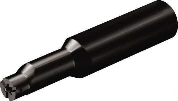 Sandvik Coromant - 12;07 System Size, Modular Tool Holding System Adapter - 96.1mm Projection, 7.4mm Body Diam, 96.1mm OAL, Through Coolant - Exact Industrial Supply