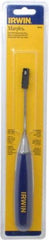 Irwin - 10-3/4" OAL x 1/8" Blade Width Wood Chisel - Polypropylene Handle - Apex Tool & Supply