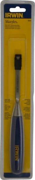 Irwin - 10-3/4" OAL x 3/8" Blade Width Wood Chisel - Polypropylene Handle - Apex Tool & Supply