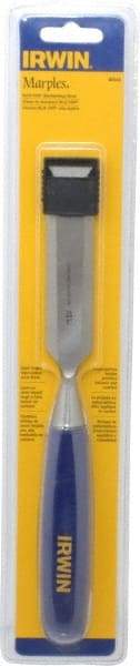 Irwin - 10-3/4" OAL x 1" Blade Width Wood Chisel - Polypropylene Handle - Apex Tool & Supply