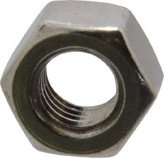 Value Collection - M8x1.25 Metric Coarse Stainless Steel Right Hand Heavy Hex Nut - 13mm Across Flats, 8mm High, Uncoated - Apex Tool & Supply