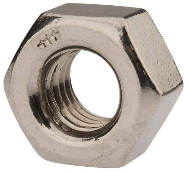 Value Collection - M10x1.50 Metric Coarse Stainless Steel Right Hand Heavy Hex Nut - 17mm Across Flats, 10mm High, Uncoated - Apex Tool & Supply