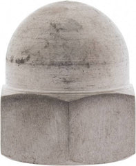 Value Collection - M24x3 Metric Coarse, 36mm Width Across Flats, Uncoated, Stainless Steel Acorn Nut - 42mm Overall Height, Austenitic A2, DIN 1587 - Apex Tool & Supply