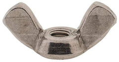 Value Collection - M4x0.70 Metric Coarse, Stainless Steel Standard Wing Nut - Grade 18-8, Austenitic Grade A2, 20mm Wing Span, 10.5mm Wing Span - Apex Tool & Supply