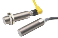 Omron - NC, NC, 2mm Detection, Cylinder Shielded, Inductive Proximity Sensor - 2 Wires, IP67, 12 to 24 VDC, M12x1 Thread, 69mm Long x 21mm Wide - Apex Tool & Supply